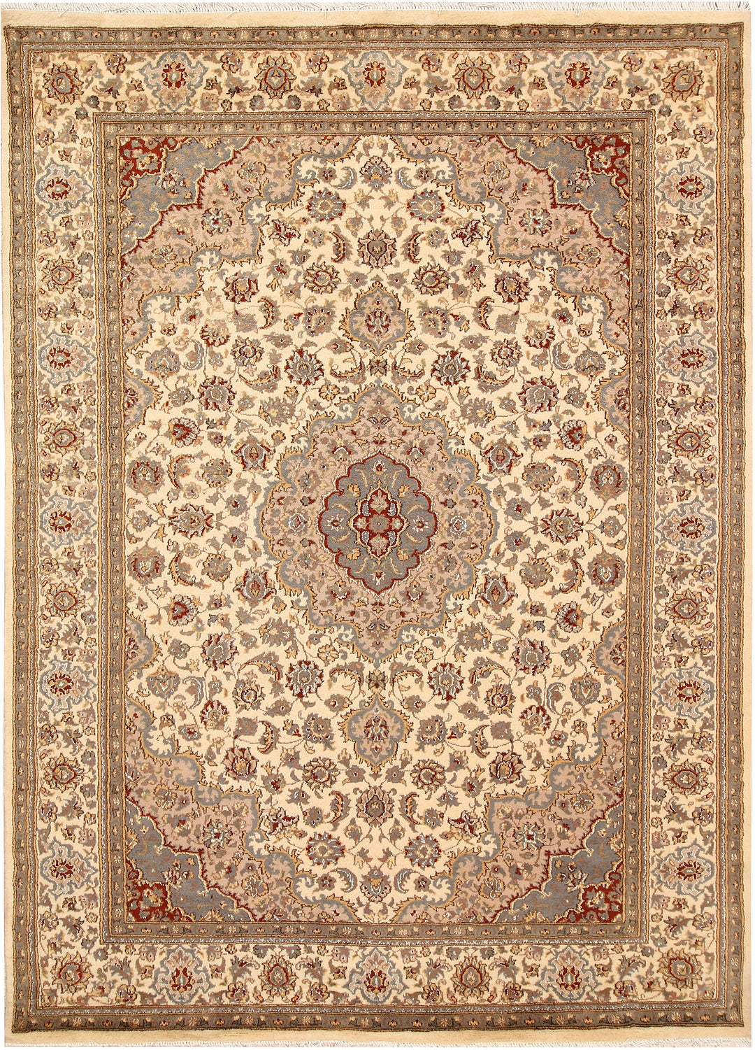 Bisque Kirman 5' 6 x 8' 1 - No. 68358 - ALRUG Rug Store