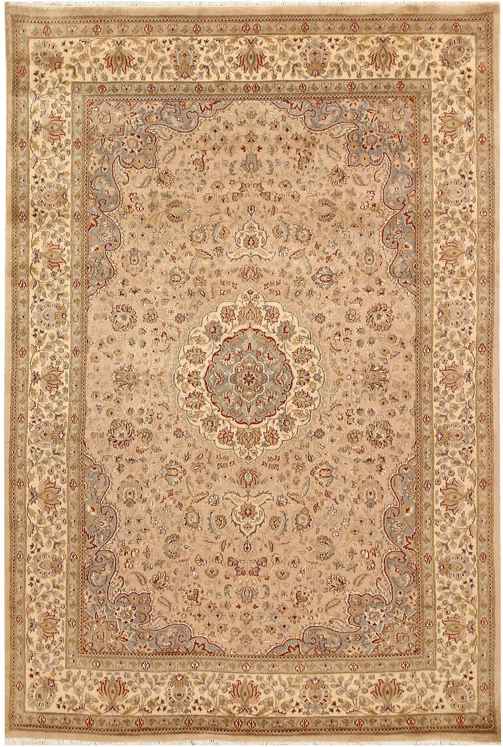 Tan Kashan 5' 7 x 8' 3 - No. 68362 - ALRUG Rug Store
