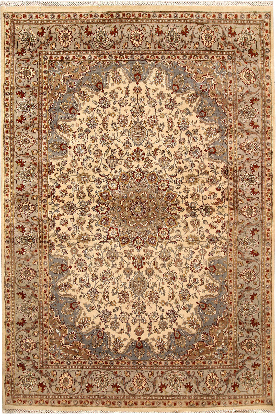 Bisque Isfahan 5' 5 x 8' - No. 68363 - ALRUG Rug Store