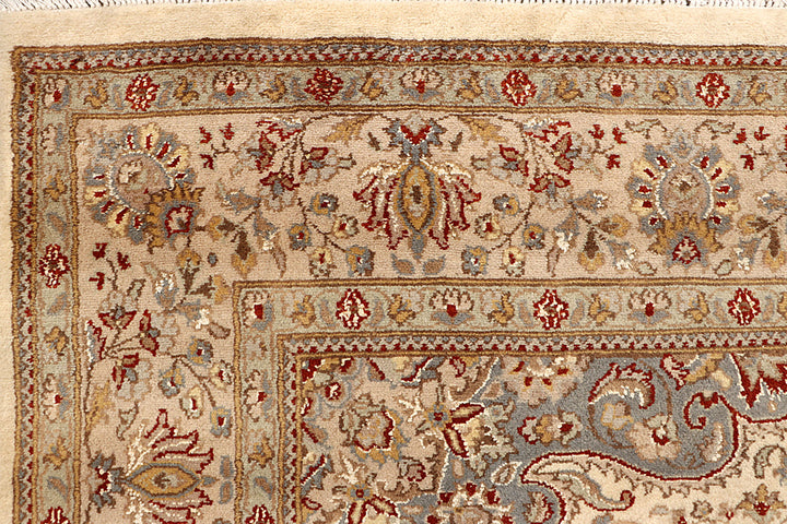 Bisque Kashan 5' 8 x 8' 3 - No. 68364 - ALRUG Rug Store