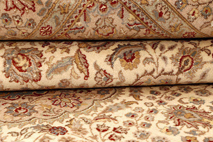 Bisque Kashan 5' 8 x 8' 3 - No. 68364 - ALRUG Rug Store