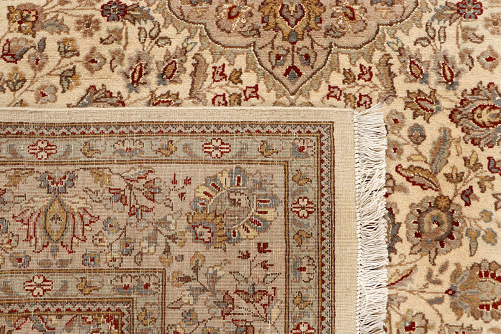 Bisque Kashan 5' 8 x 8' 3 - No. 68364 - ALRUG Rug Store