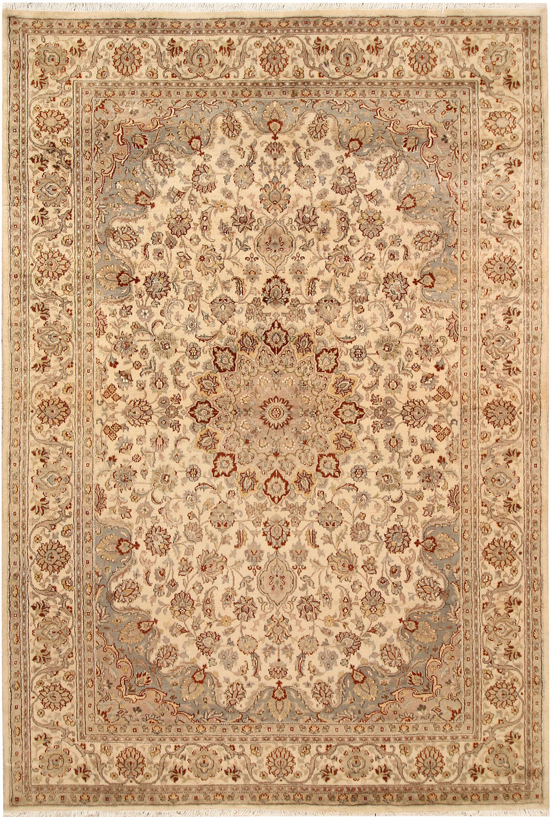 Bisque Isfahan 5' 7 x 8' 3 - No. 68366 - ALRUG Rug Store