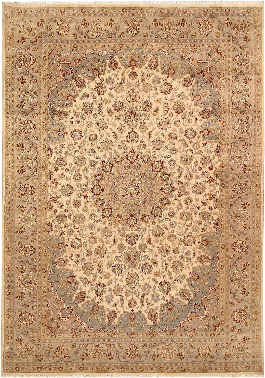 Bisque Isfahan 5' 7 x 8' 2 - No. 68368 - ALRUG Rug Store