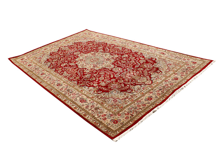 Firebrick Isfahan 5'  6" x 8'  8" - No. QA34428