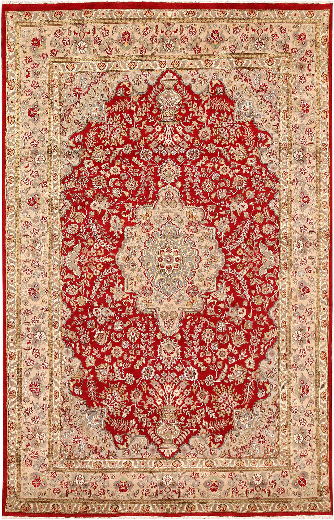 Firebrick Isfahan 5' 6 x 8' 8 - No. 68371 - ALRUG Rug Store