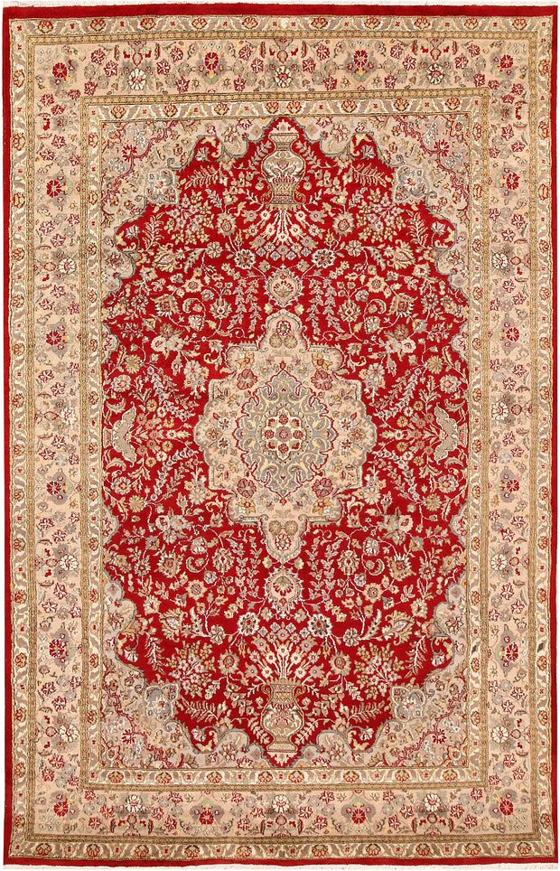 Firebrick Isfahan 5'  6" x 8'  8" - No. QA34428