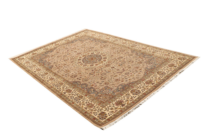 Tan Isfahan 5'  8" x 8'  2" - No. QA21753
