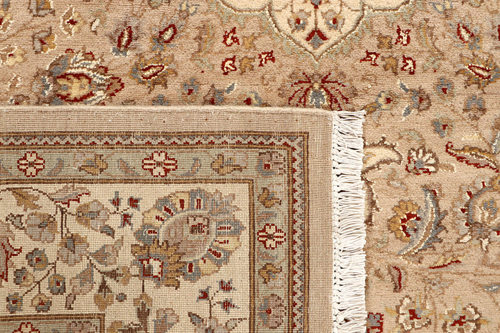 Tan Isfahan 5' 8 x 8' 2 - No. 68372 - ALRUG Rug Store