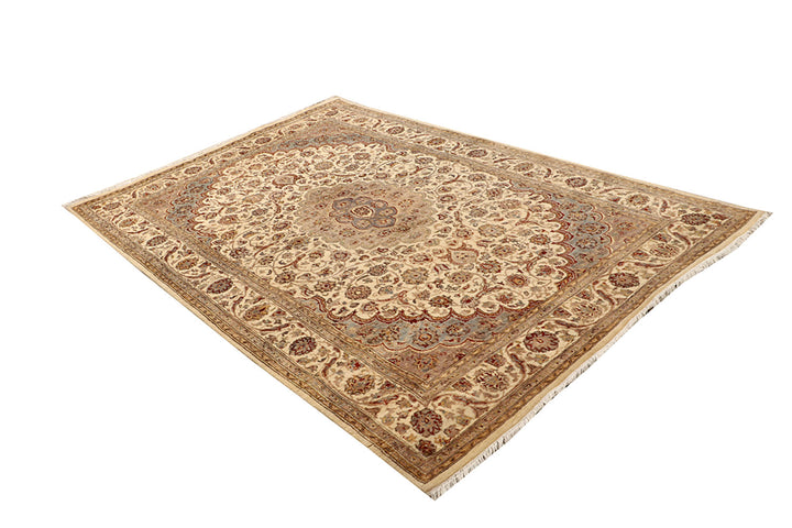 Blanched Almond Kirman 5'  6" x 8'  3" - No. QA97721