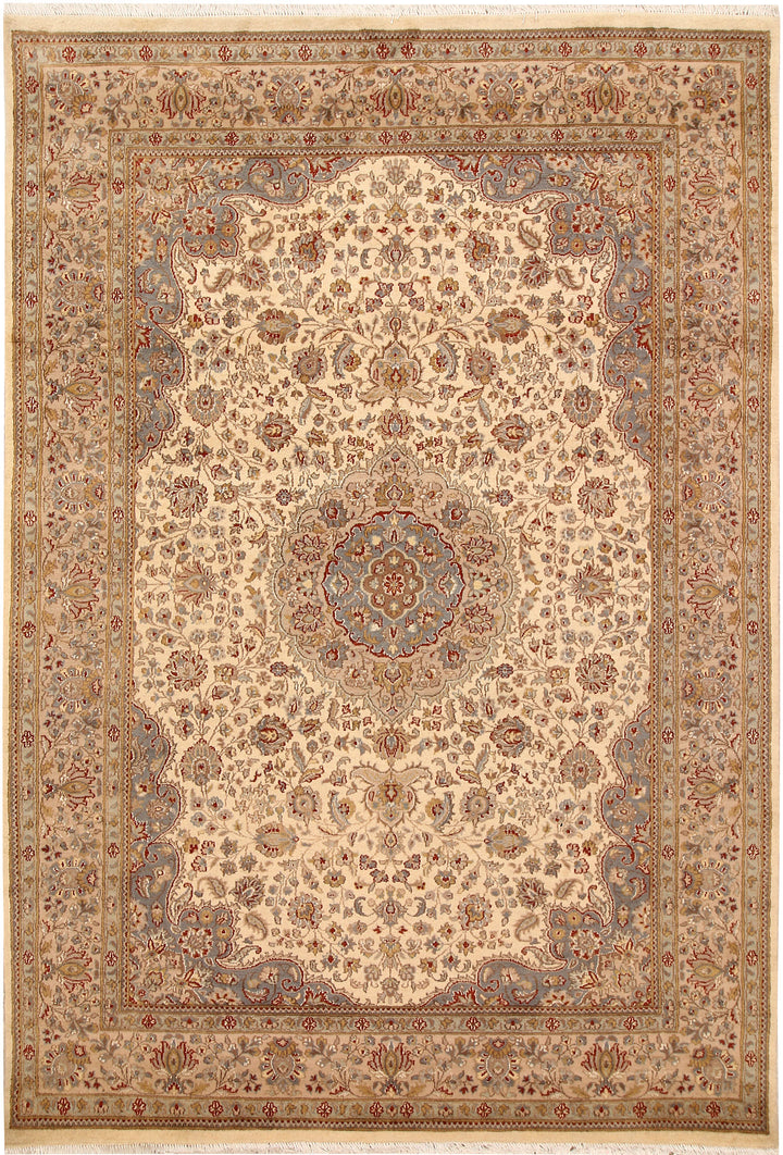 Blanched Almond Isfahan 5' 7 x 8' 2 - No. 68376 - ALRUG Rug Store
