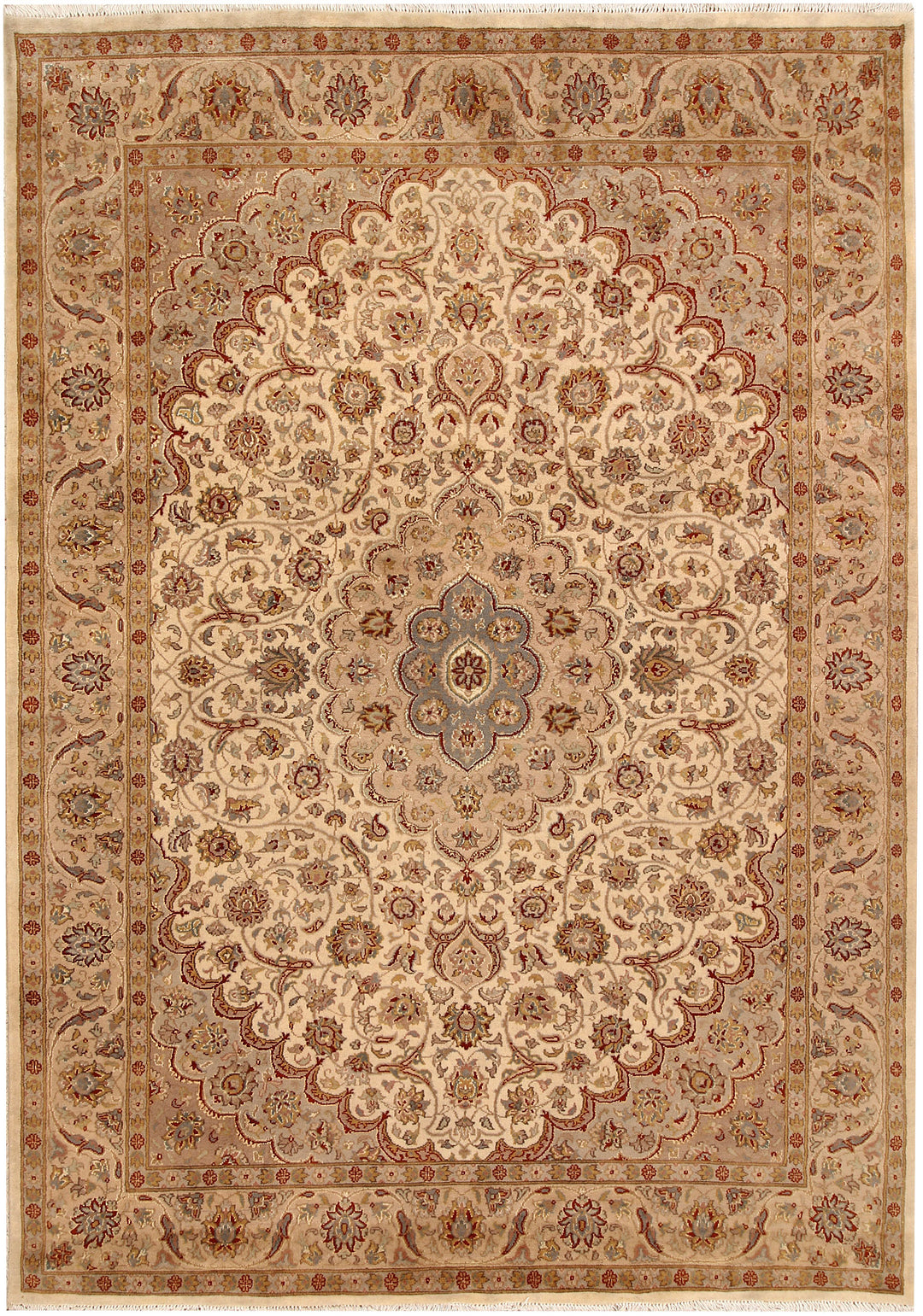 Bisque Isfahan 5' 7 x 8' - No. 68378 - ALRUG Rug Store