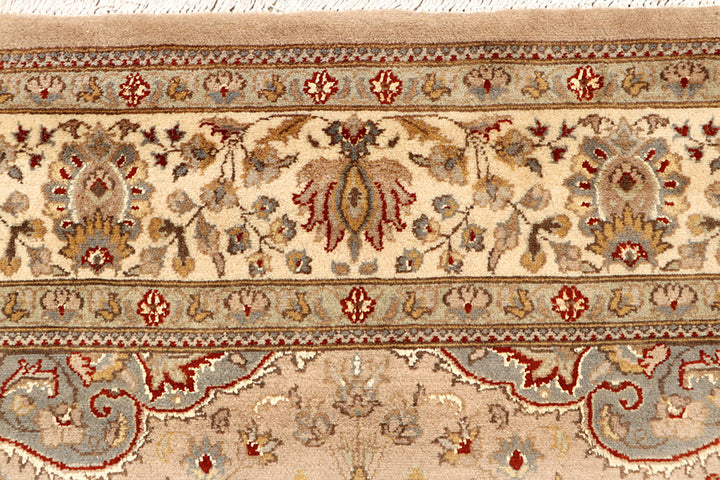 Tan Isfahan 5' 8 x 8' 2 - No. 68380 - ALRUG Rug Store