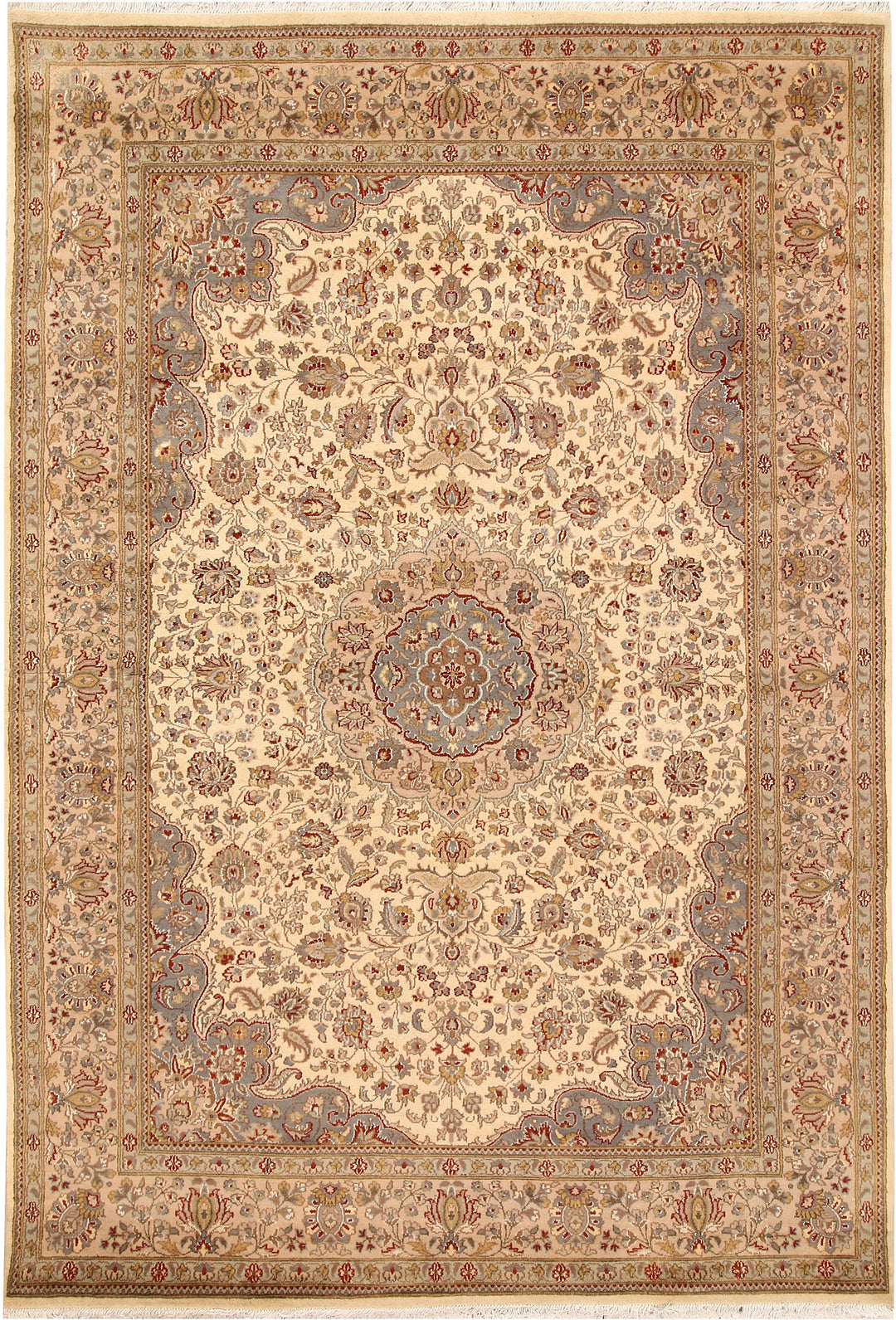 Blanched Almond Isfahan 5' 8 x 8' 2 - No. 68382 - ALRUG Rug Store