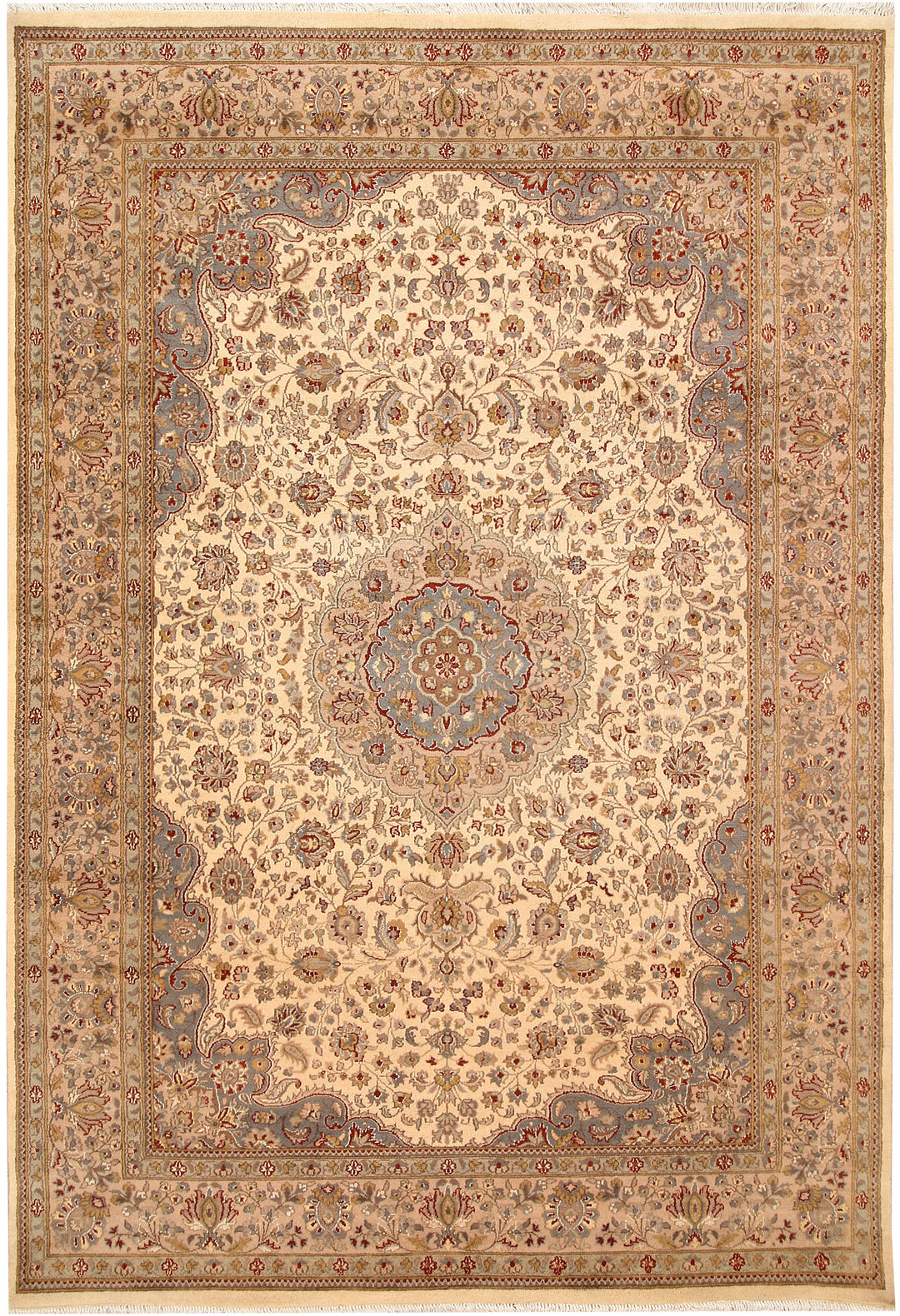 Blanched Almond Isfahan 5' 8 x 8' 2 - No. 68384 - ALRUG Rug Store