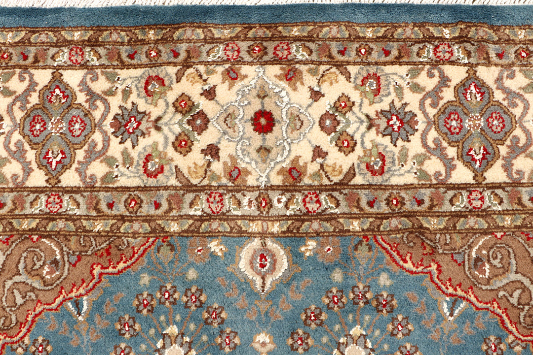 Cadet Blue Gombud 6' 1 x 9' 8 - No. 68386 - ALRUG Rug Store