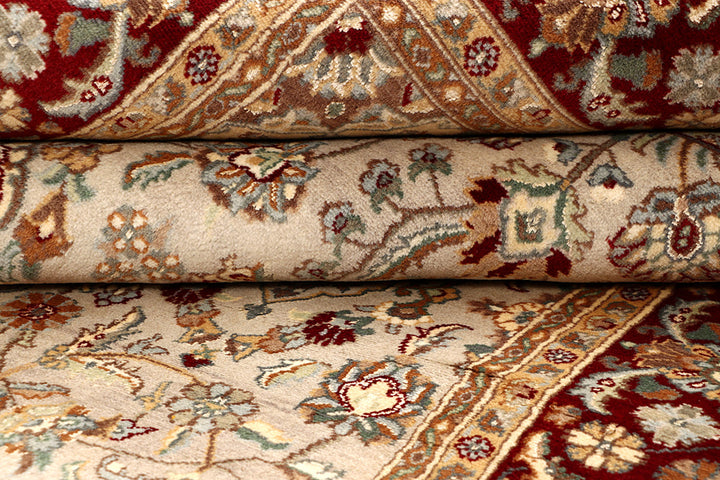 Antique White Isfahan 5'  10" x 9'  4" - No. QA52722