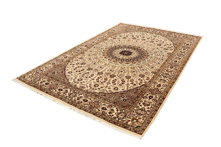 Blanched Almond Gombud 6' 1 x 9' 2 - No. 68388 - ALRUG Rug Store