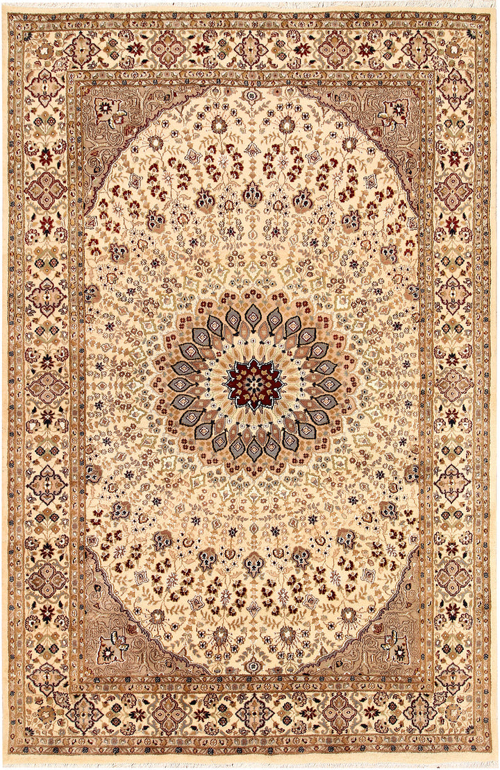 Blanched Almond Gombud 6' 1 x 9' 2 - No. 68388 - ALRUG Rug Store