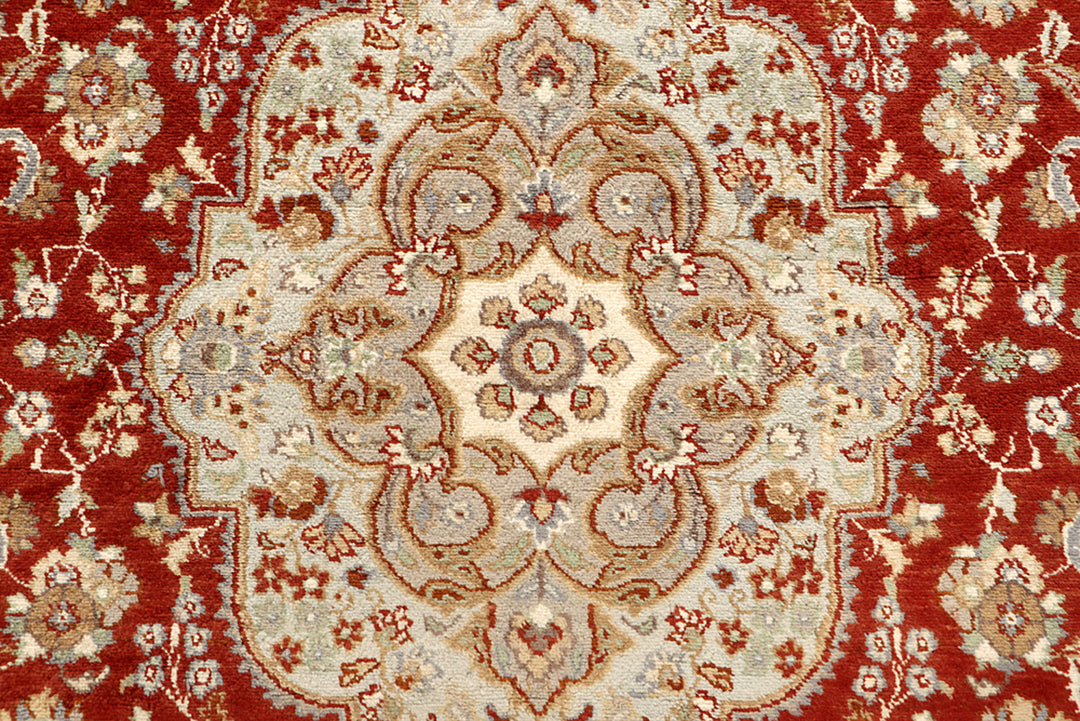 Firebrick Kirman 6' 1 x 9' 1 - No. 68389 - ALRUG Rug Store