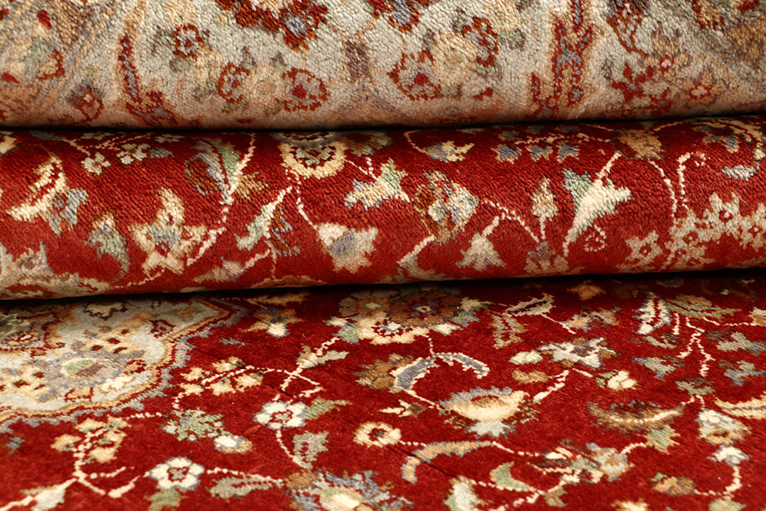 Firebrick Kirman 6' 1 x 9' 1 - No. 68389 - ALRUG Rug Store