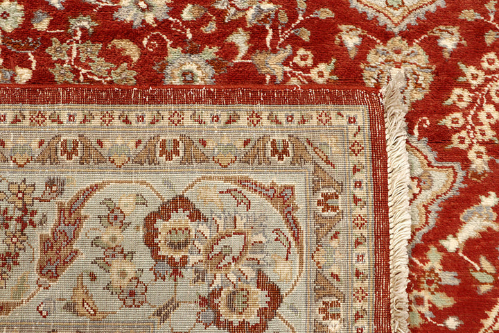 Firebrick Kirman 6' 1 x 9' 1 - No. 68389 - ALRUG Rug Store