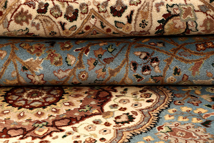 Light Slate Grey Tree of Life 6' 1 x 9' 2 - No. 68391 - ALRUG Rug Store