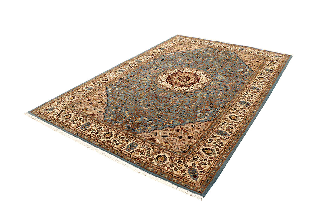 Light Slate Grey Tree of Life 6'  1" x 9'  2" - No. QA30164