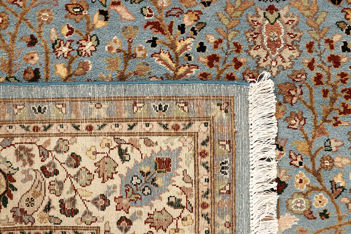 Light Slate Grey Tree of Life 6' 1 x 9' 2 - No. 68391 - ALRUG Rug Store