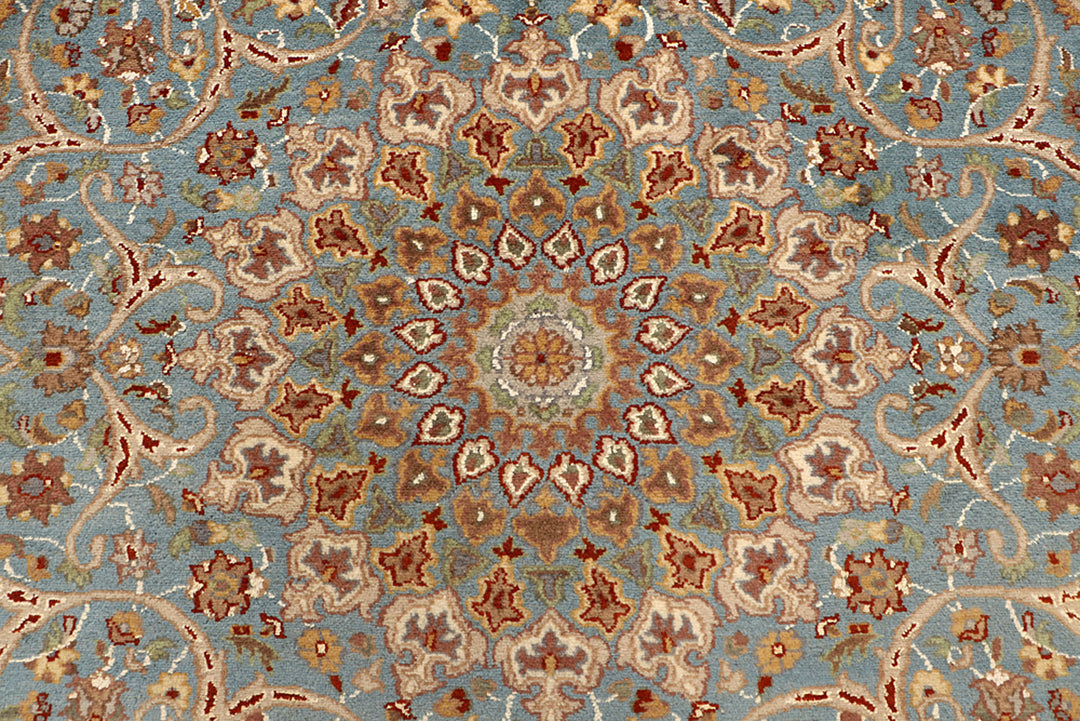 Light Slate Grey Kashan 6' x 9' 1 - No. 68392 - ALRUG Rug Store