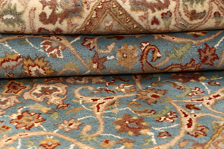 Light Slate Grey Kashan 6' x 9' 1 - No. 68392 - ALRUG Rug Store