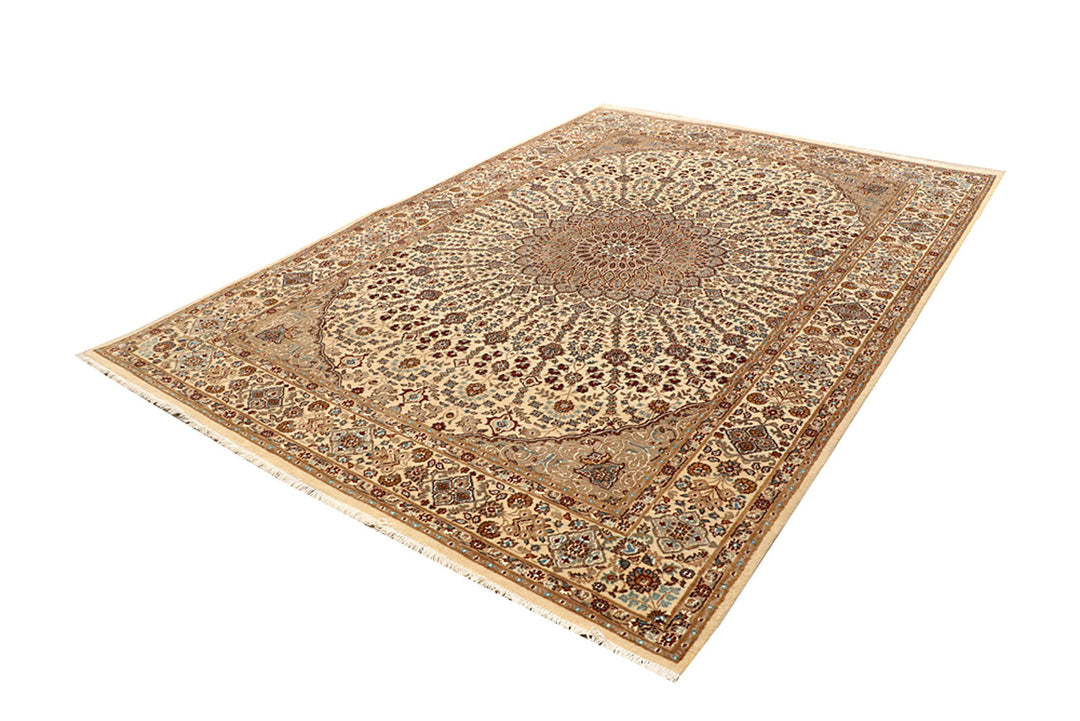 Blanched Almond Gombud 6' 8 x 9' 8 - No. 68393 - ALRUG Rug Store