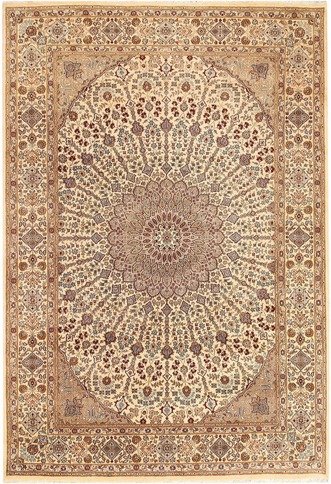 Blanched Almond Gombud 6' 8 x 9' 8 - No. 68393 - ALRUG Rug Store