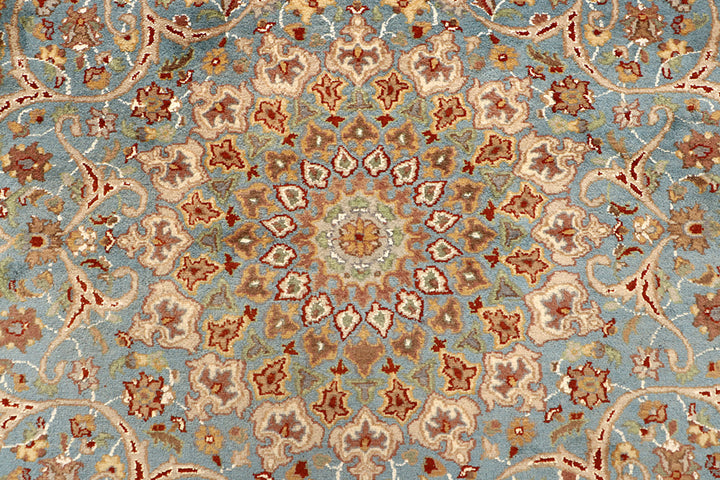 Light Slate Grey Kashan 6' x 9' 3 - No. 68394 - ALRUG Rug Store