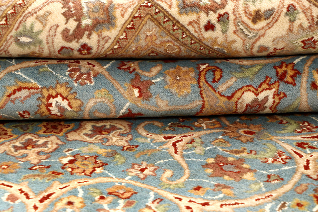 Light Slate Grey Kashan 6' x 9' 3 - No. 68394 - ALRUG Rug Store