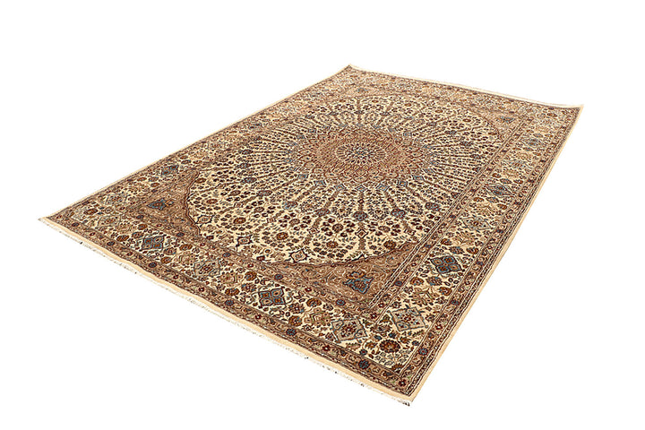 Blanched Almond Gombud 6' 6 x 9' 7 - No. 68396 - ALRUG Rug Store