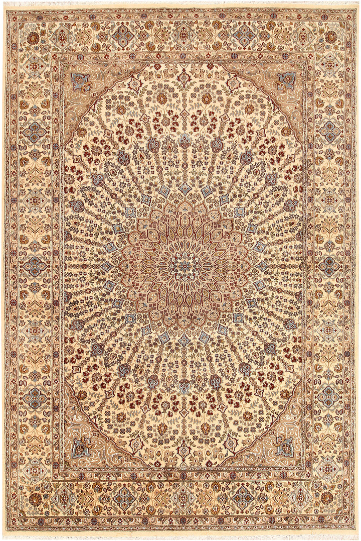 Blanched Almond Gombud 6' 6 x 9' 7 - No. 68396 - ALRUG Rug Store