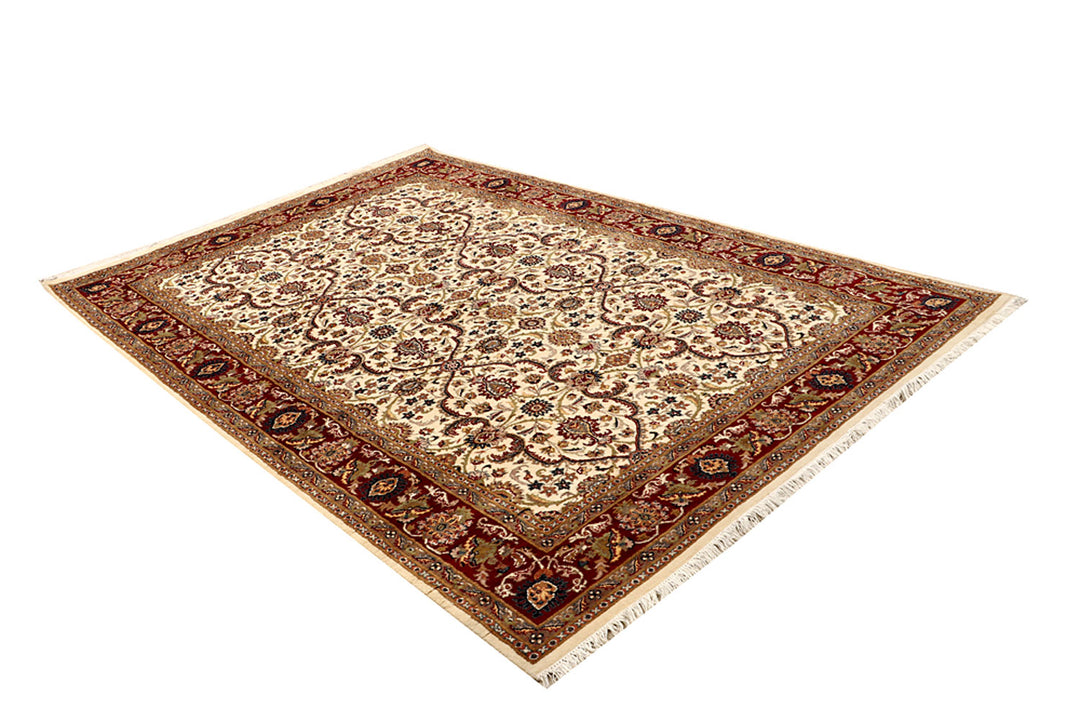Cornsilk Mahal 6' 1 x 9' 2 - No. 68397 - ALRUG Rug Store
