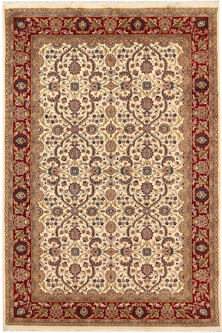 Cornsilk Mahal 6' 1 x 9' 2 - No. 68397 - ALRUG Rug Store