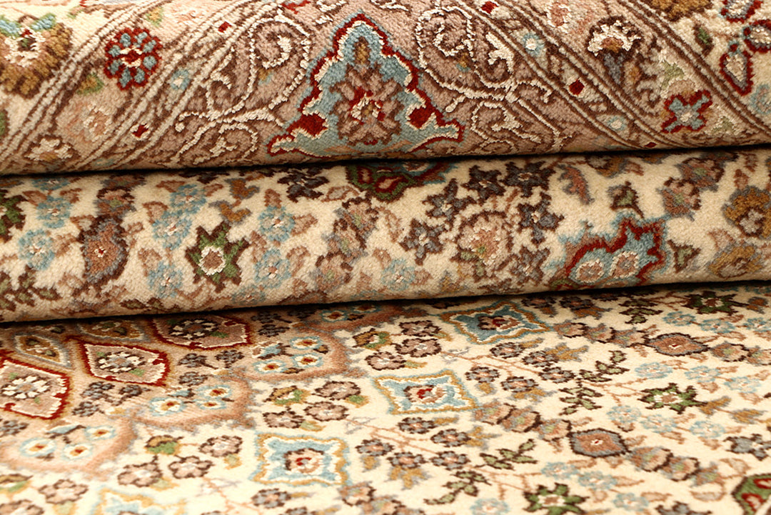 Blanched Almond Gombud 6' 6 x 9' 8 - No. 68398 - ALRUG Rug Store