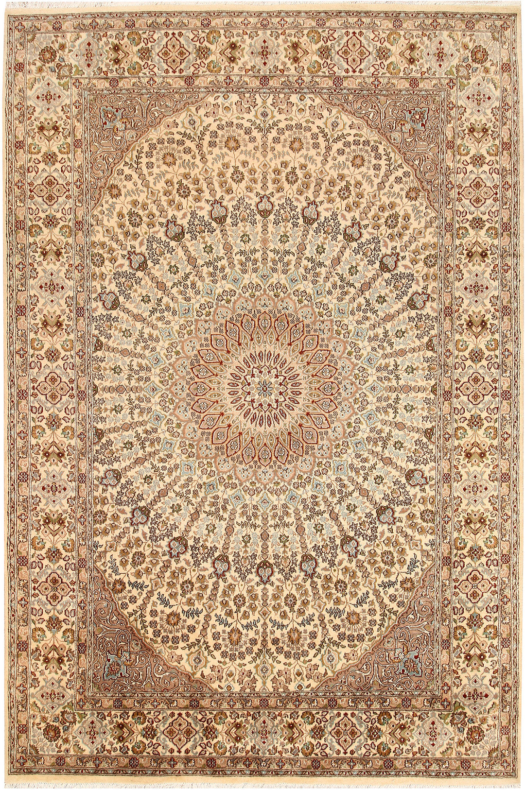 Blanched Almond Gombud 6' 6 x 9' 8 - No. 68398 - ALRUG Rug Store