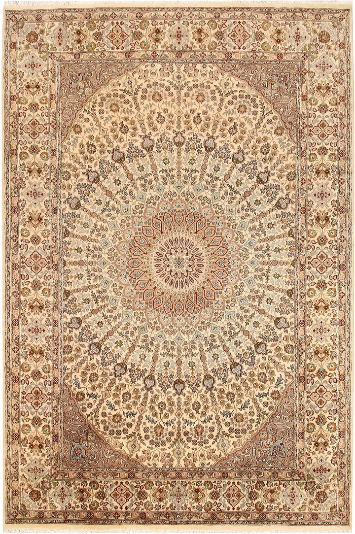 Blanched Almond Gombud 6' 6 x 9' 8 - No. 68398 - ALRUG Rug Store