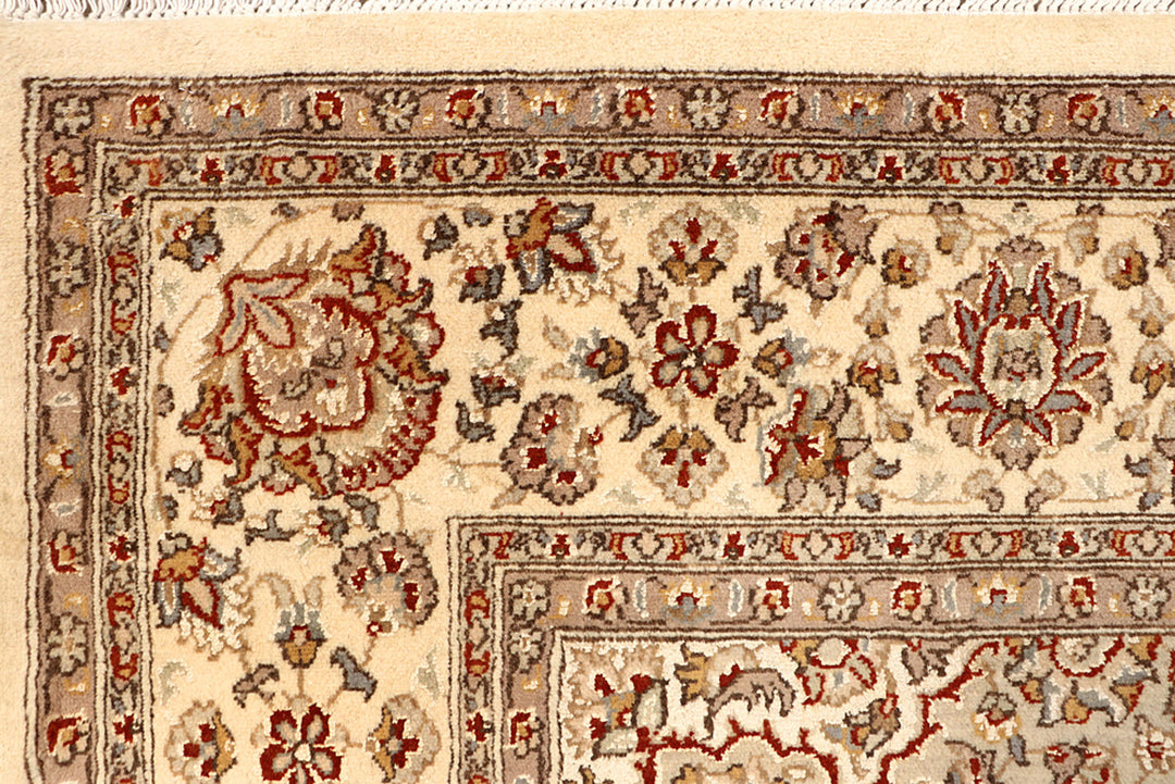 Blanched Almond Kirman 6' 7 x 9' 10 - No. 68399 - ALRUG Rug Store