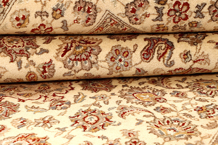 Blanched Almond Kirman 6' 7 x 9' 10 - No. 68399 - ALRUG Rug Store