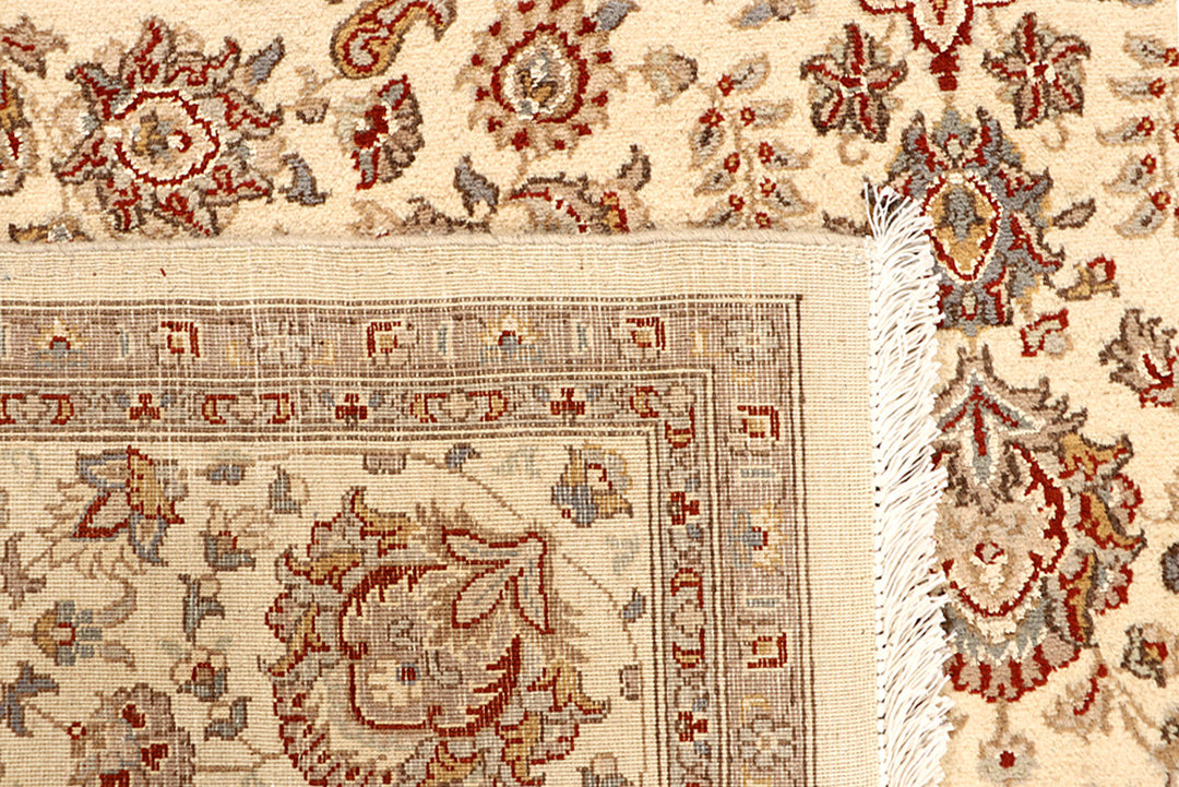 Blanched Almond Kirman 6' 7 x 9' 10 - No. 68399 - ALRUG Rug Store