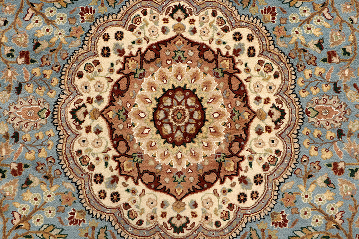 Light Slate Grey Tree of Life 6' 1 x 9' 5 - No. 68400 - ALRUG Rug Store