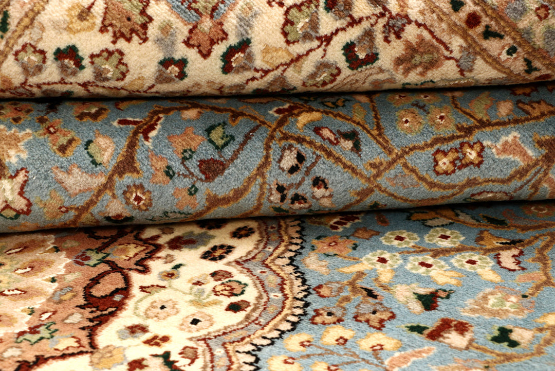 Light Slate Grey Tree of Life 6' 1 x 9' 5 - No. 68400 - ALRUG Rug Store