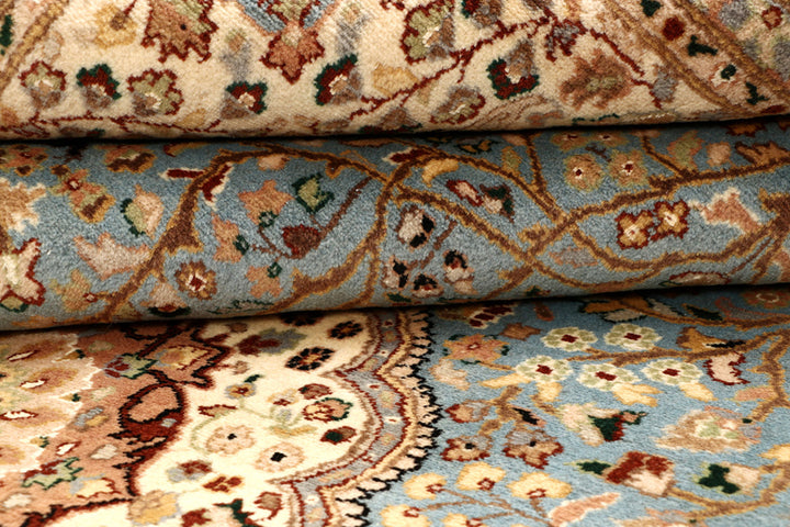 Light Slate Grey Tree of Life 6' 1 x 9' 5 - No. 68400 - ALRUG Rug Store