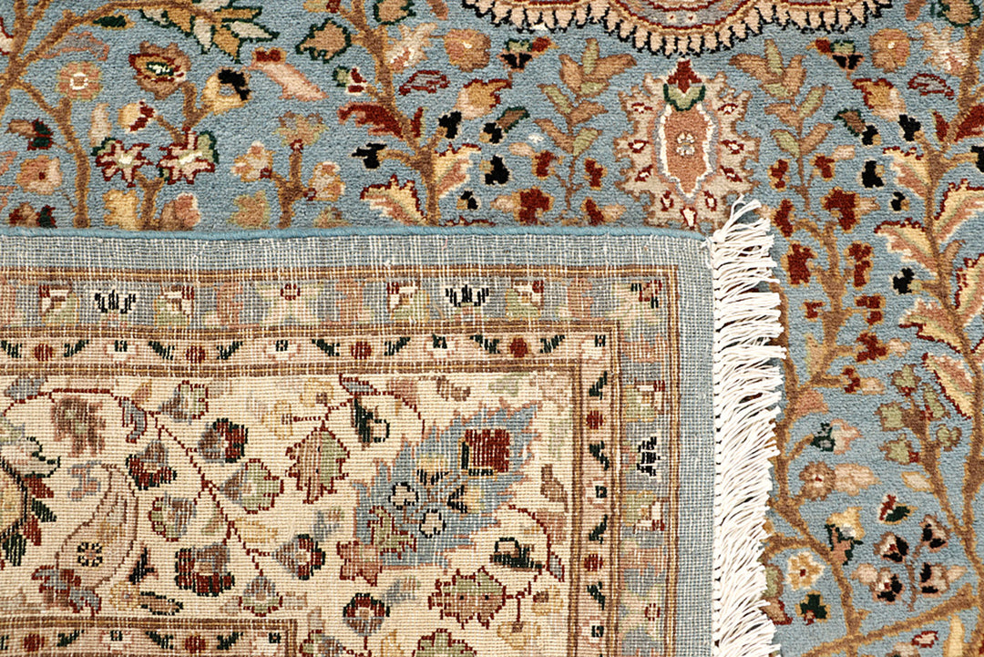 Light Slate Grey Tree of Life 6' 1 x 9' 5 - No. 68400 - ALRUG Rug Store