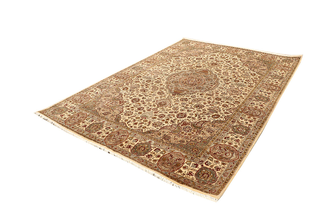 Blanched Almond Isfahan 6'  7" x 9'  6" - No. QA73620